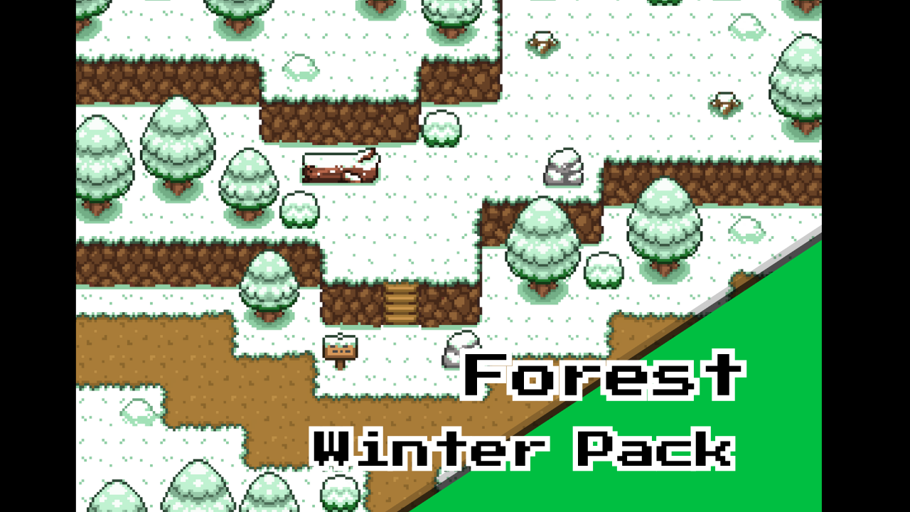 Snowy Nature – 16x16 Winter Environment Pack by Maru