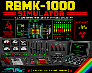 RBMK-1000 Simulator [ZX Spectrum 48K] [Free] [Simulation]