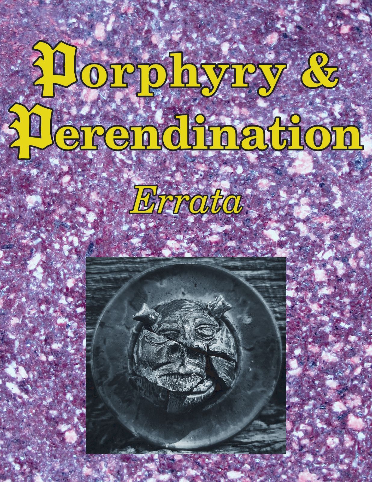 Cover image for Porphyry & Perendination: Errata