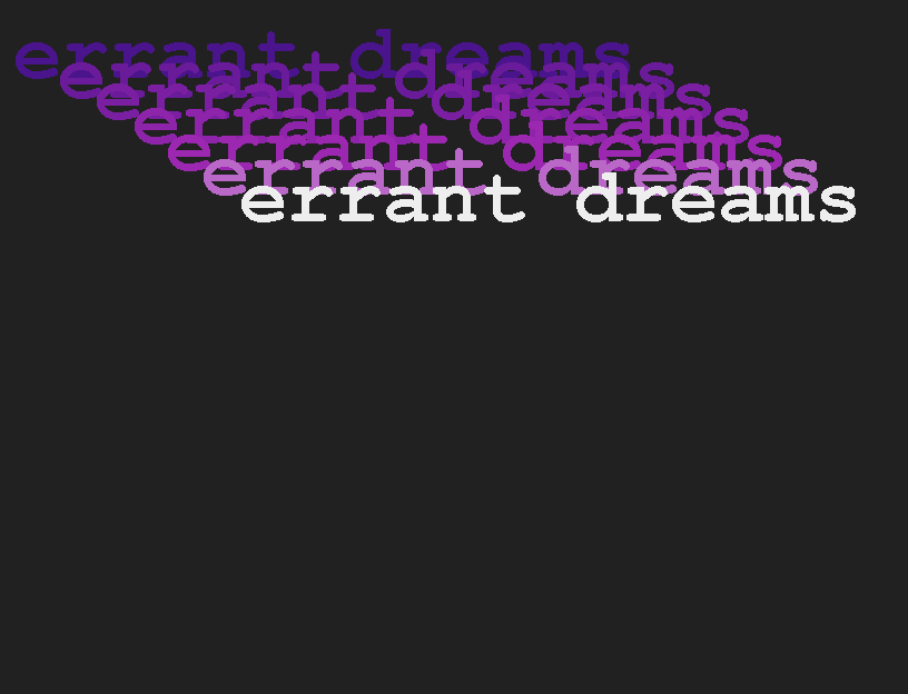 Cover image for Errant Dreams