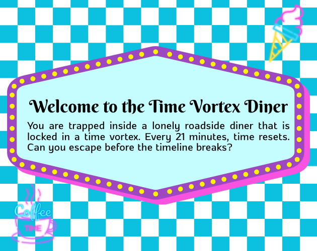 Cover image for Welcome to the Time Vortex Diner