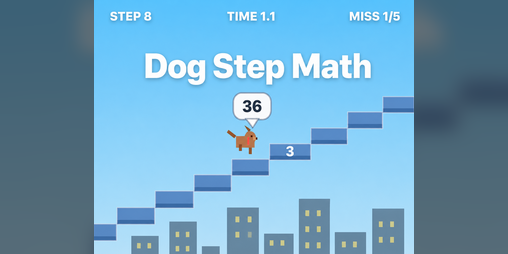 Cover image for Dog Step Math - わんこ、足し算だ
