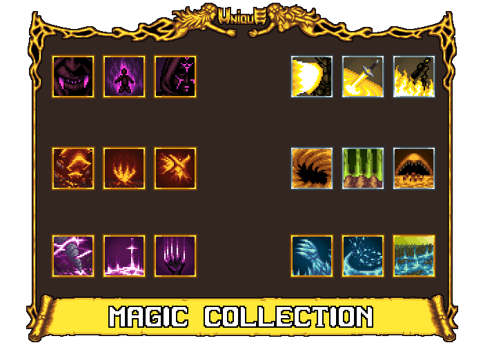 Unique Fantasy Magic Collection [32x32] by Marvyra