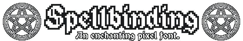 Spellbinding - Pixel Font