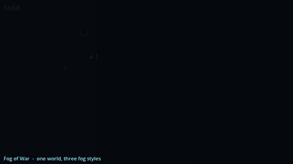 Solid, Noise, and Real fog styles compared side by side