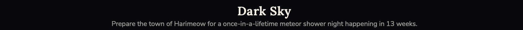 Dark Sky
