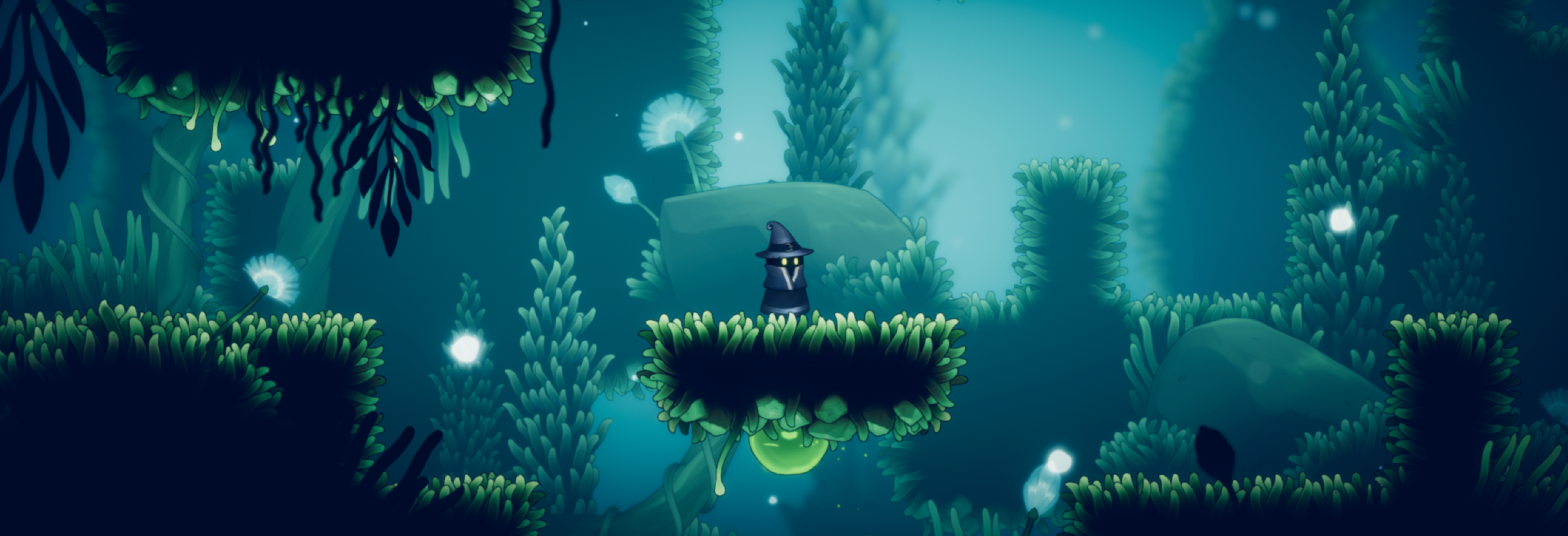 Cover image for Blue Wizard and the Mossy Cave