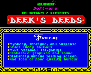 Deek's Deeds