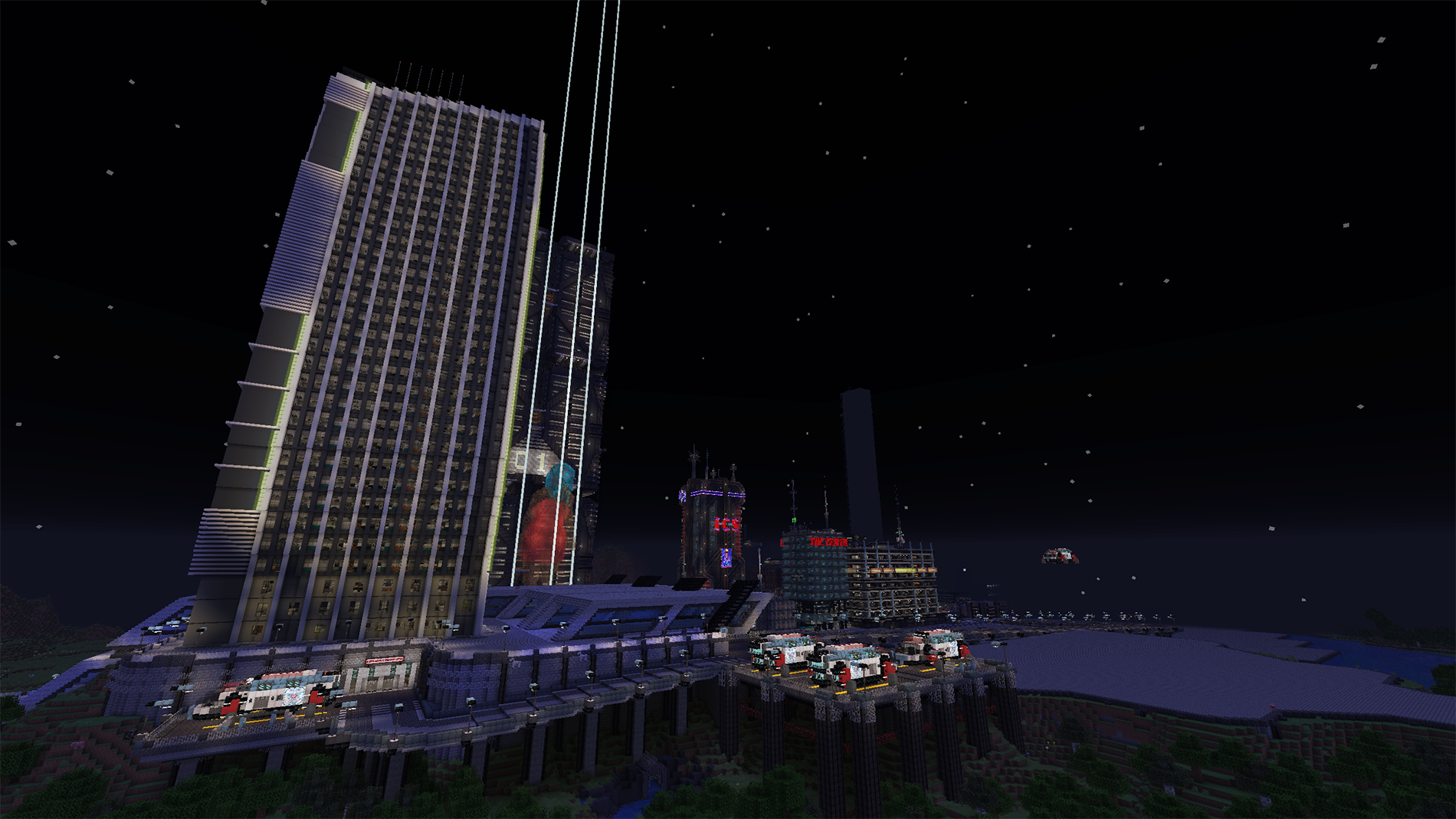 Hopelight City Hospital - Minecraft cyberpunk map : Anachronox ...