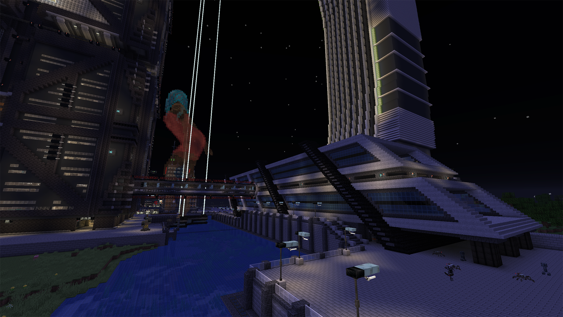 Hopelight City Hospital - Minecraft cyberpunk map : Anachronox ...