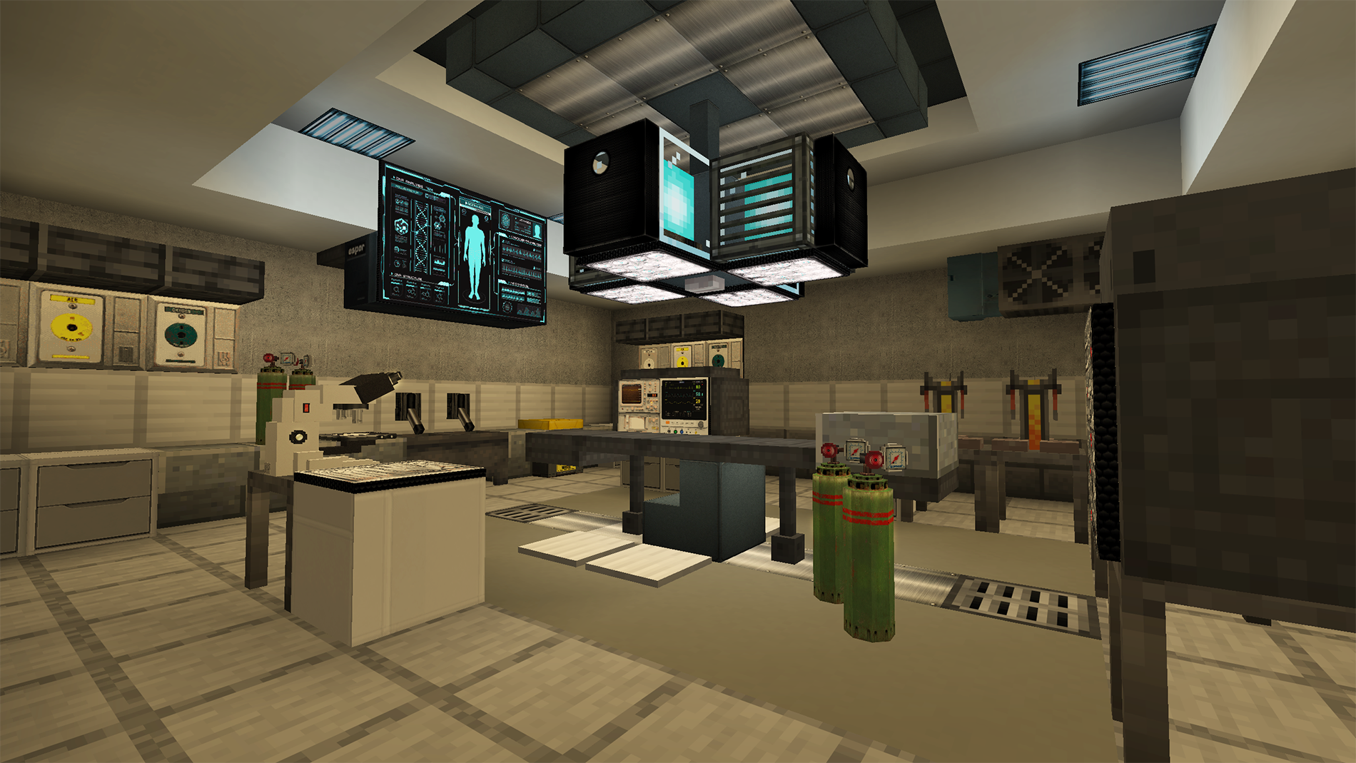 Hopelight City Hospital - Minecraft cyberpunk map : Anachronox ...