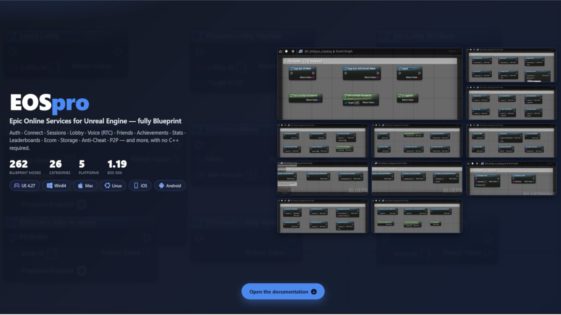 Epic Online System Project EOSpro Plugin