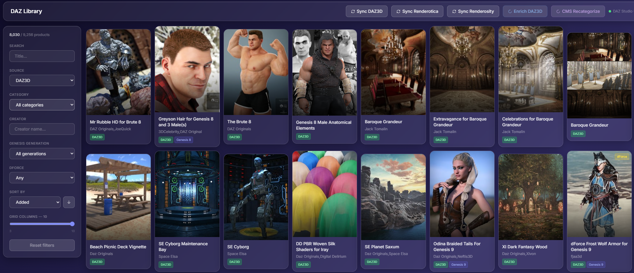 DAZLibrary