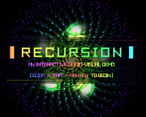 Recursion | Interactive Audio-Visual Demo cover