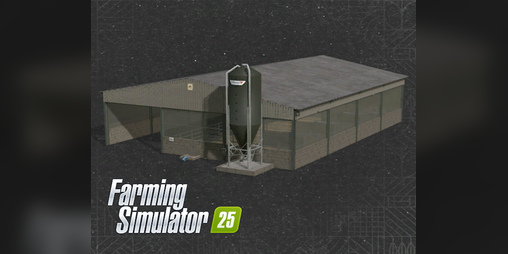 Cover image for FS25 UK 4 Bay Pig Shed