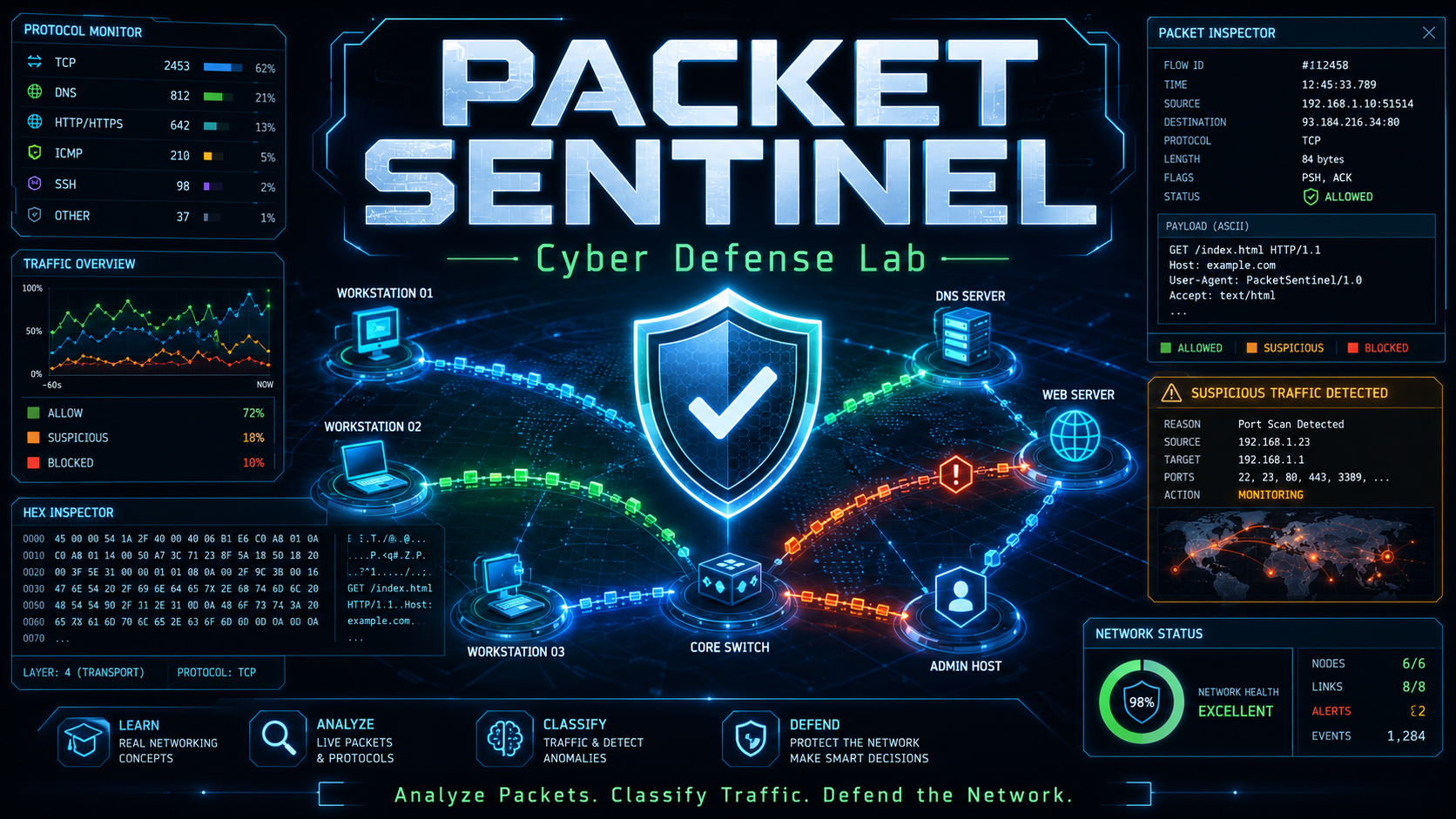 Cyber security simulation by zeeturbo
