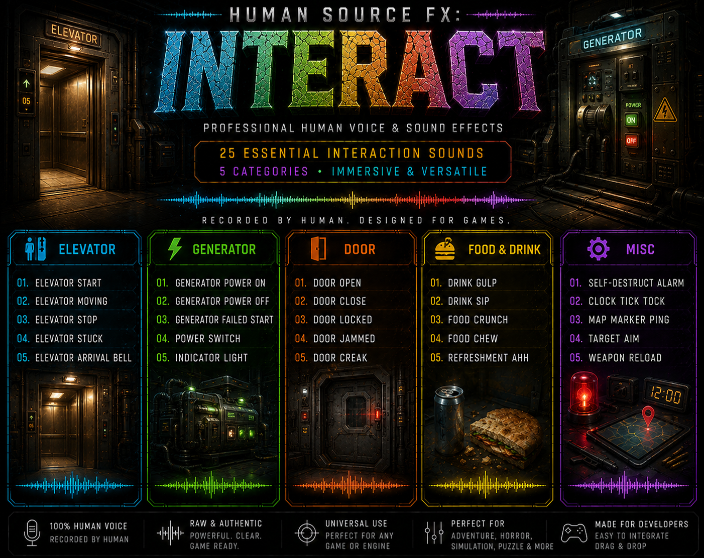 Human Source FX: Interact