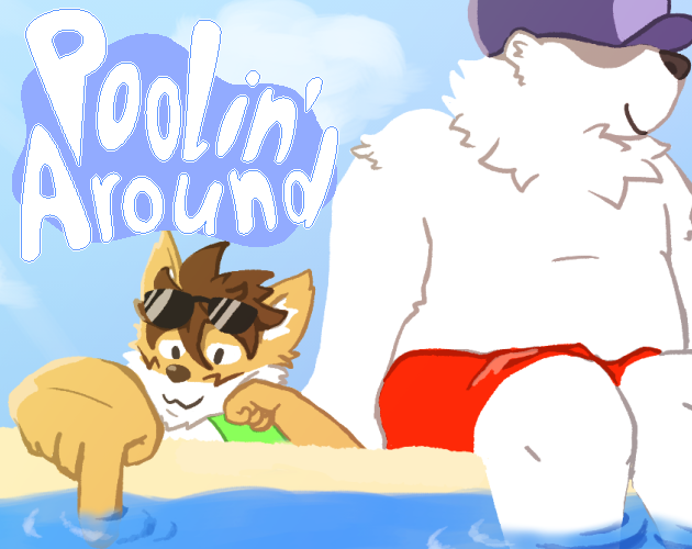 Cover image for Poolin' Around with Lucky & Rover