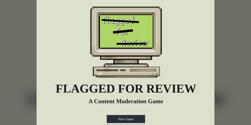 Cover image for Flagged For Review