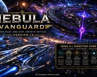 Nebula Vanguard  Version 12 (NOVA A.I Director Core 2.0) - Game only [Free] [Action] [Windows]