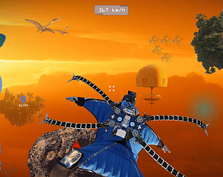 Skydiving Survival Game Prototype Playground