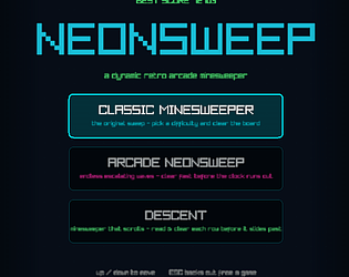 NeonSweep [Free] [Puzzle] [Windows] [Linux]