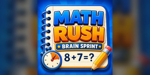 Cover image for Math Rush: Brain Sprint