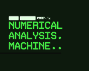 Numerical Analysis Machine