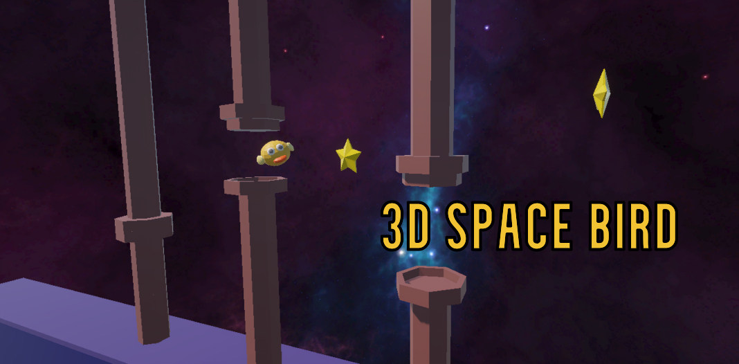 3D space bird