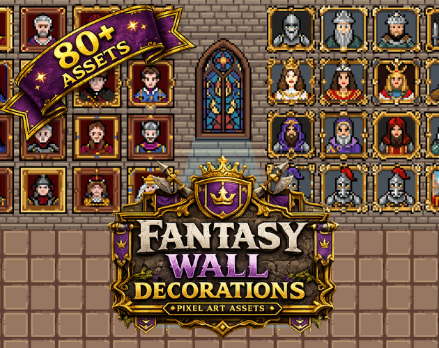 Fantasy Wall Decorations Pack