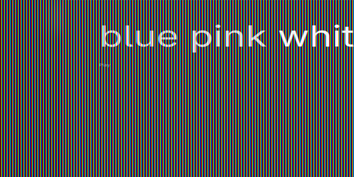 Cover image for Blue Pink White