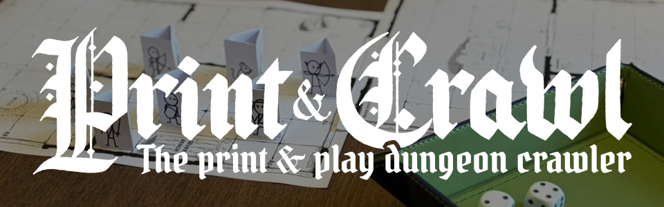 Print & Crawl: The print & play dungeon crawler