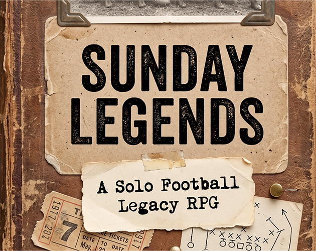 Cover image for SUNDAY LEGENDS A Solo Journaling RPG