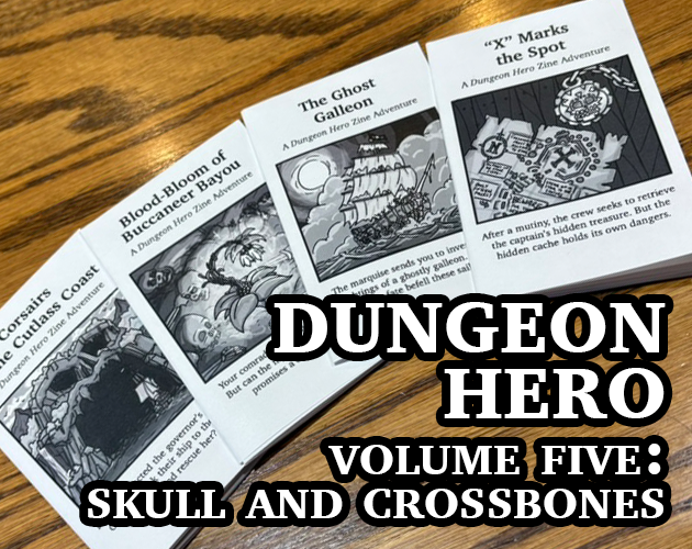 Cover image for Dungeon Hero Volume 5: Skull and Crossbones