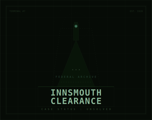 INNSMOUTH CLEARANCE cover
