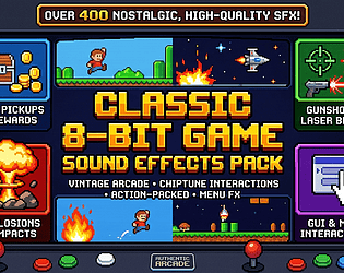 RETRO 8-BIT GAME SOUND EFFECTS [$3.99] [Other]