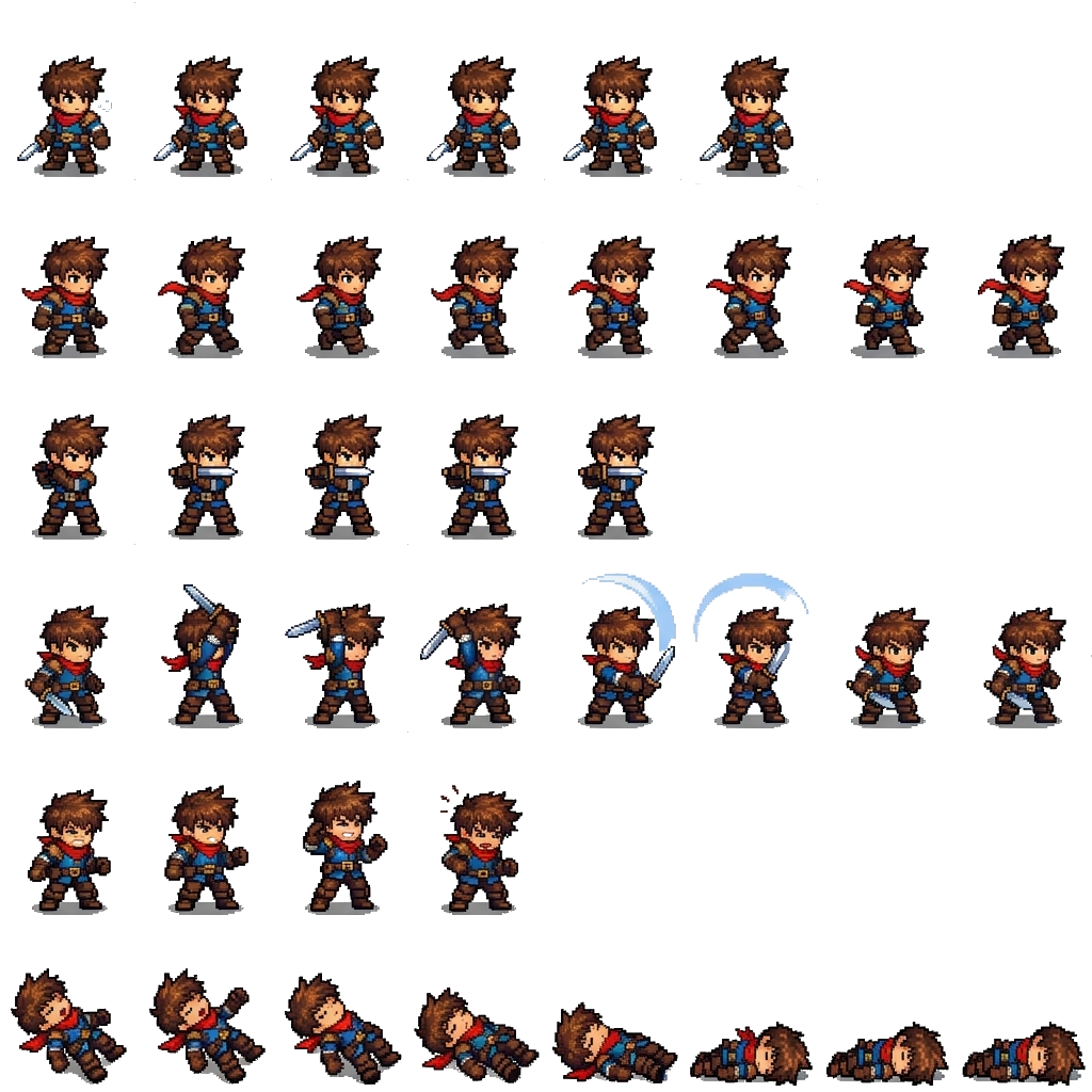 Fantasy Knight Pixel Animation Pack by M.S Studios