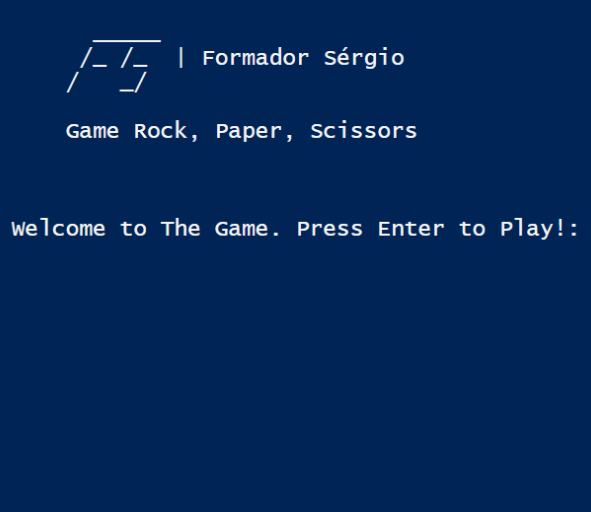 "Rock, Paper, Scissors" PowerShell Web Game by Formador Sérgio
