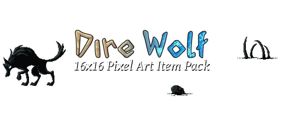 Dire Wolf - RPG Item Pack (16x16)