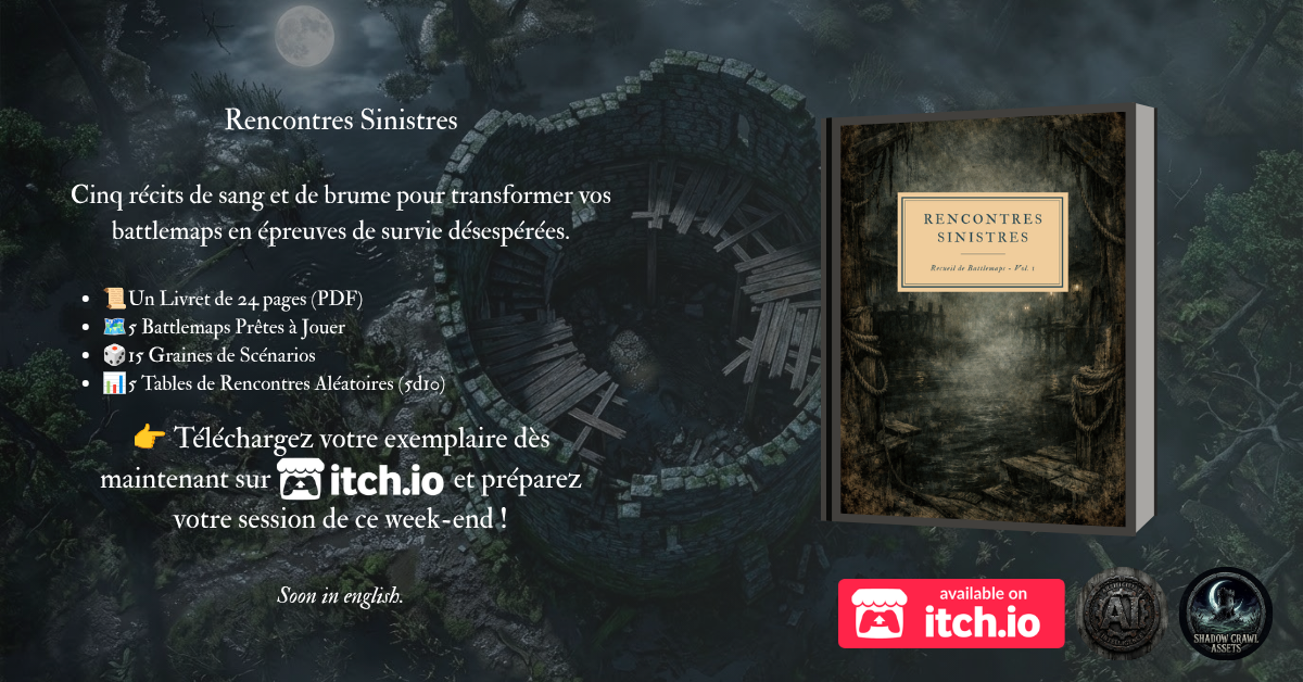 🧟 Rencontres Sinistres - Recueil de Battlemaps Vol. 1