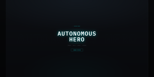 Cover image for Autonomous Hero