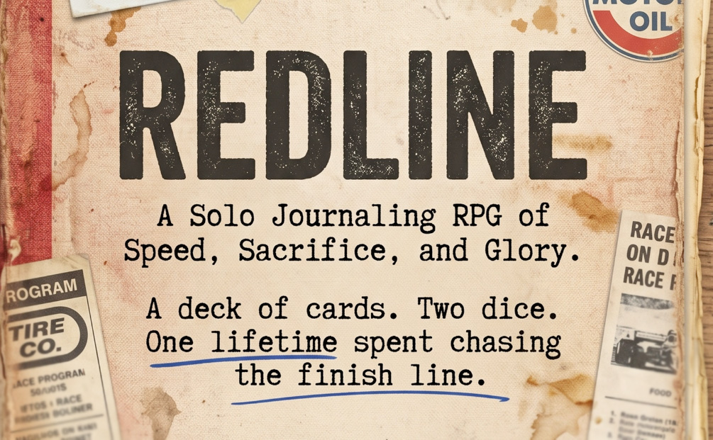 REDLINE a Formula 1 Solo Journaling RPG