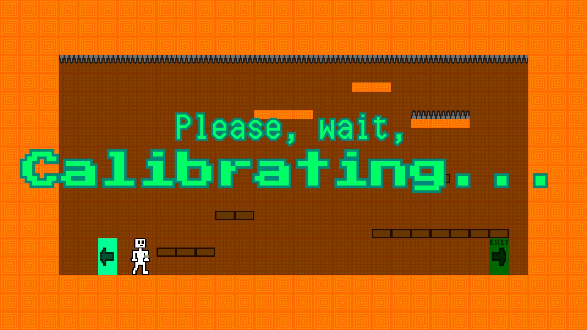 Please, wait, Calibrating...