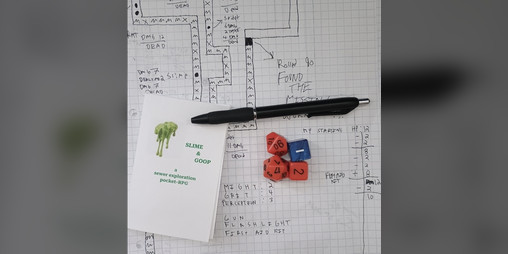 Cover image for Slime & Goop (a solo sewer exploration pocket-RPG)