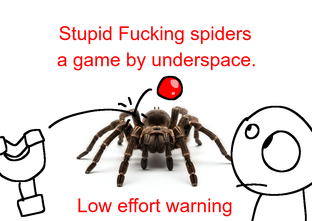 Cover image for Stupid fucking spiders.