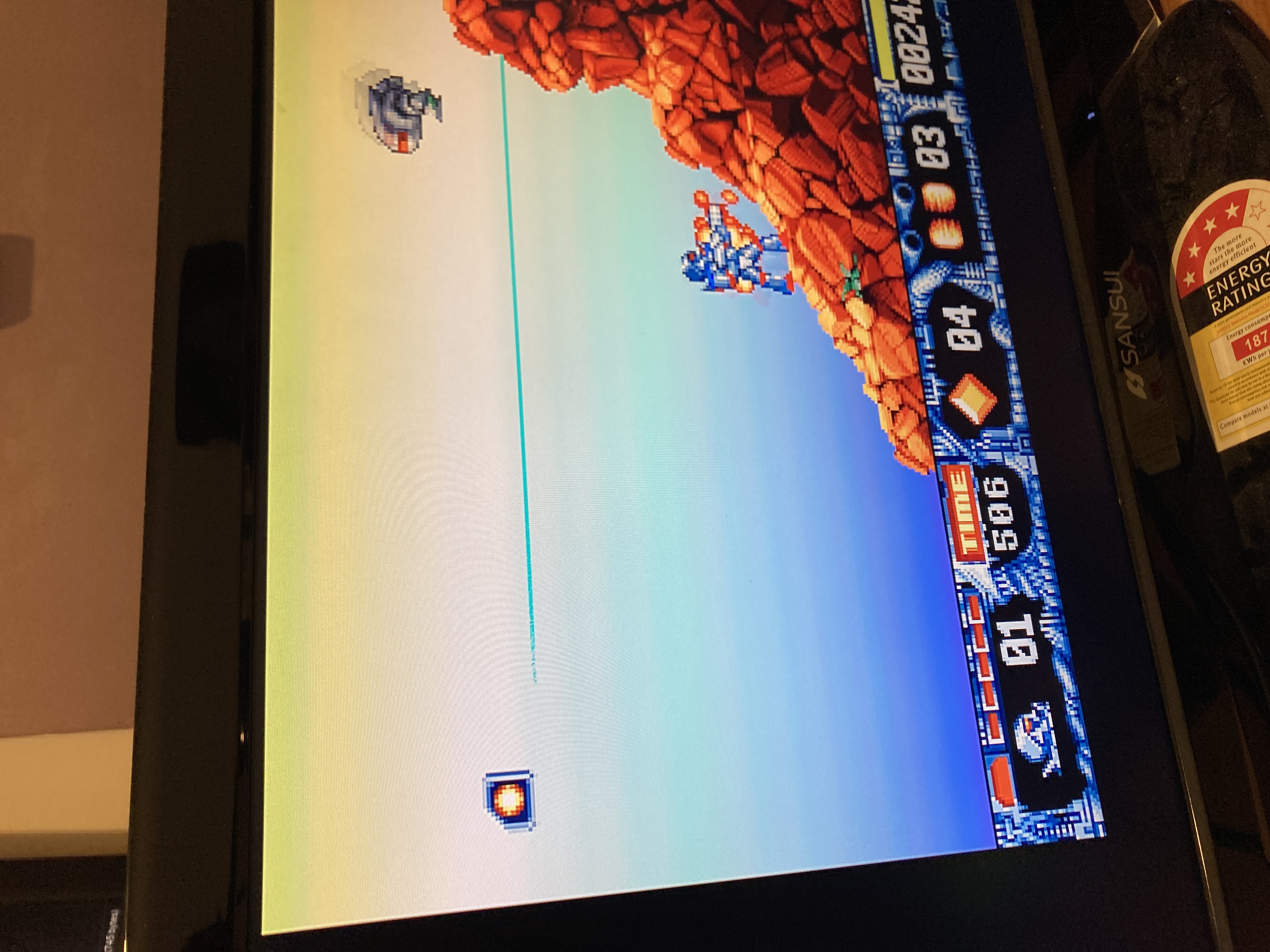 First Level see horizontal blue bar