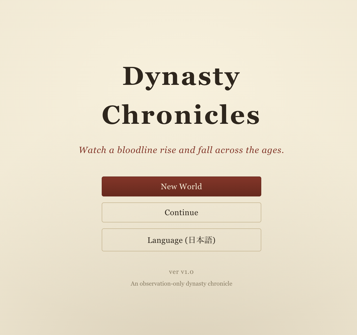 Cover image for Dynasty Chronicles