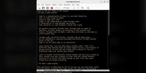 Cover image for Code is Art Manifesto
