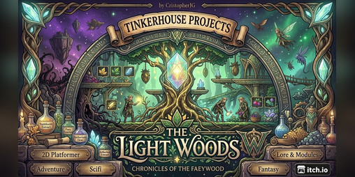 Cover image for The Light Woods
