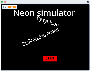 Neon sim demo